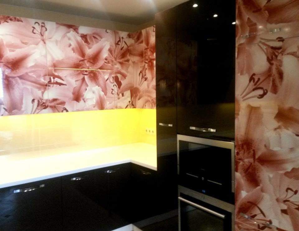 Кухня Глянцевые дизайн панели