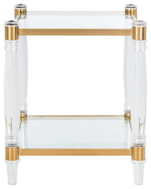 Safavieh Couture Isabelle Acrylic Accent Table, #N/A - Contemporary ...