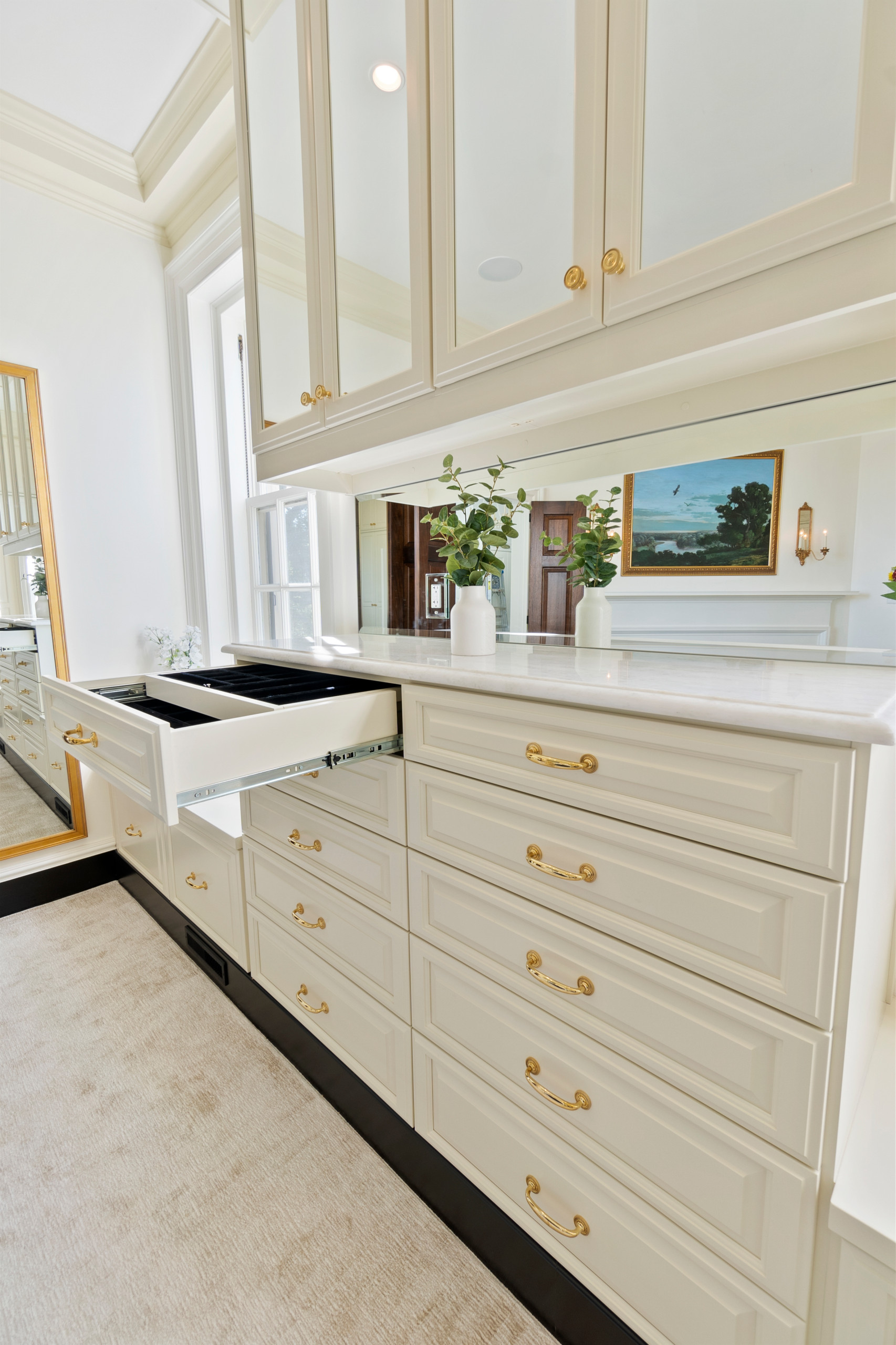 Estate Formal Dressing and Laundry Room