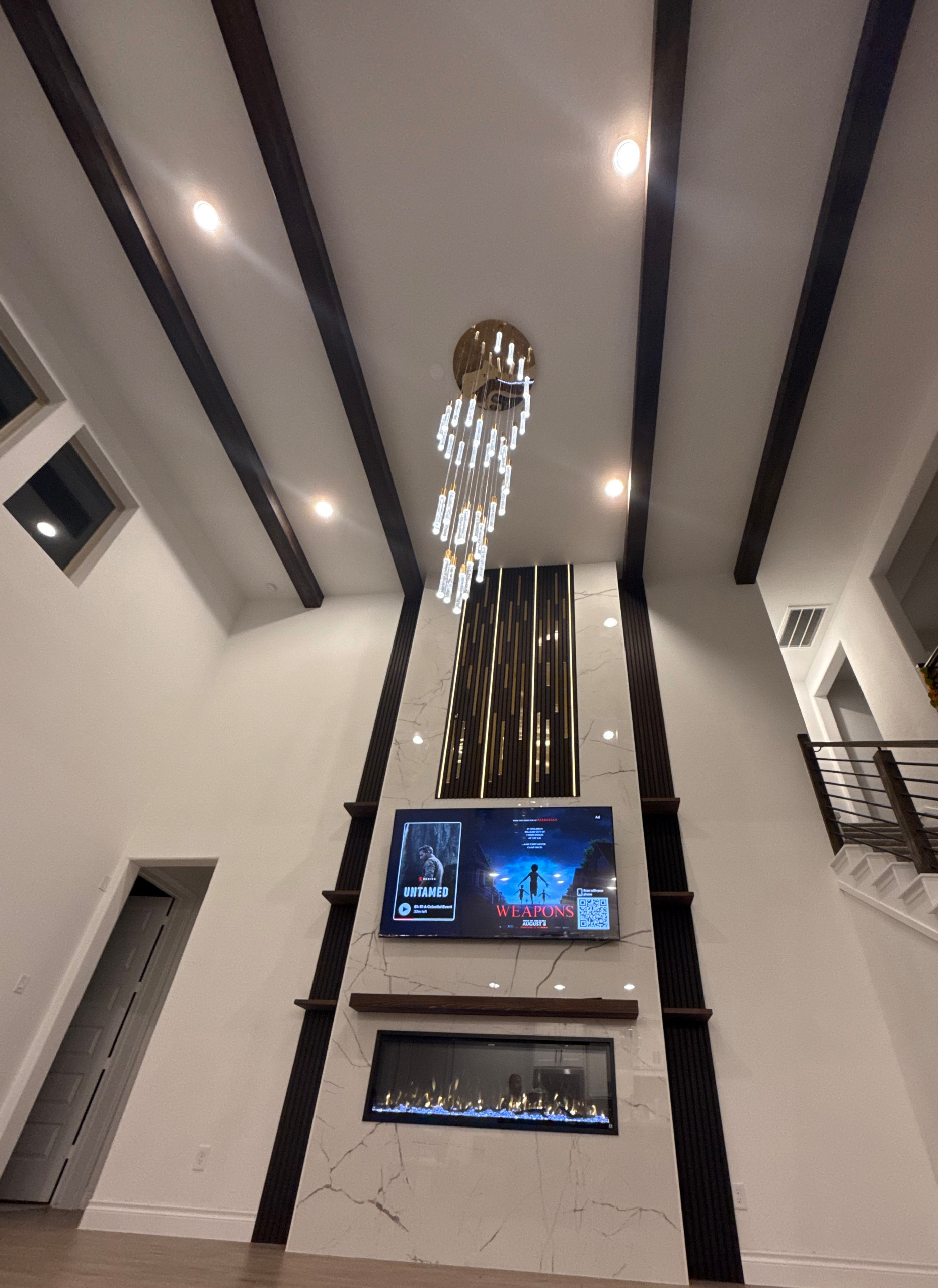 2 Story Feature Wall