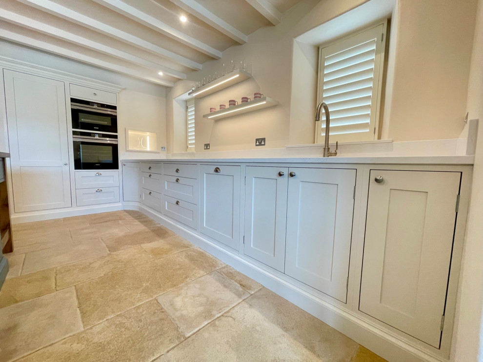 Walnut top Island kitchen