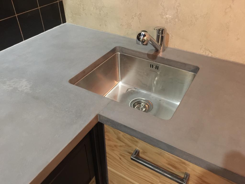 Бетонная столшница в кофейню