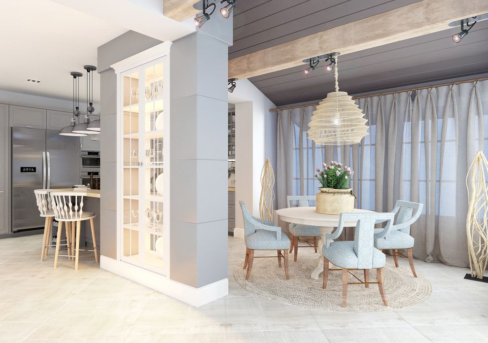 Гостиная в деревянном доме из клеенного бруса