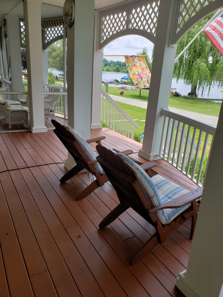 Irish Hills MI - Lake House Deck & Hill Side Steps