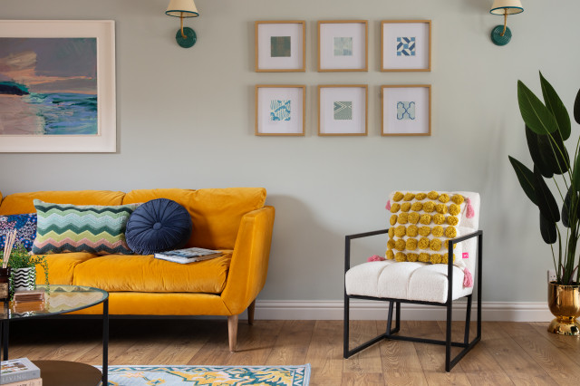 Anchor View eclectic-living-room