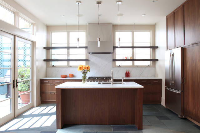 Pacific Heights House minimalistisch-kueche