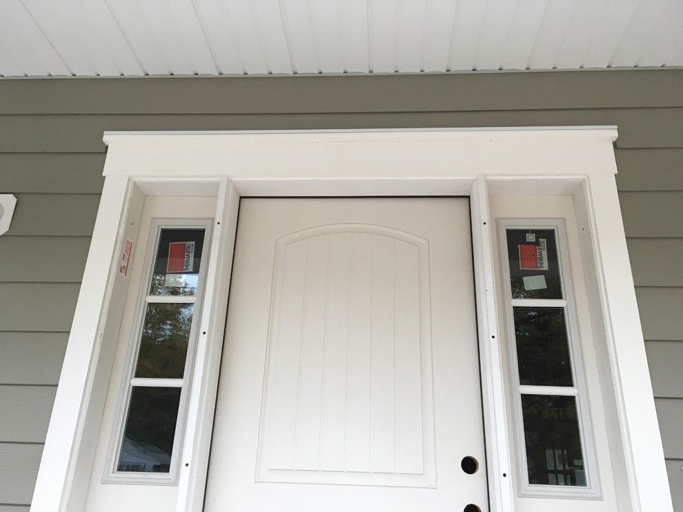 Installing Hardie around doorways. Is this typical?
