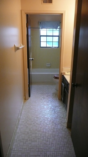 Transitional bathroom transitional