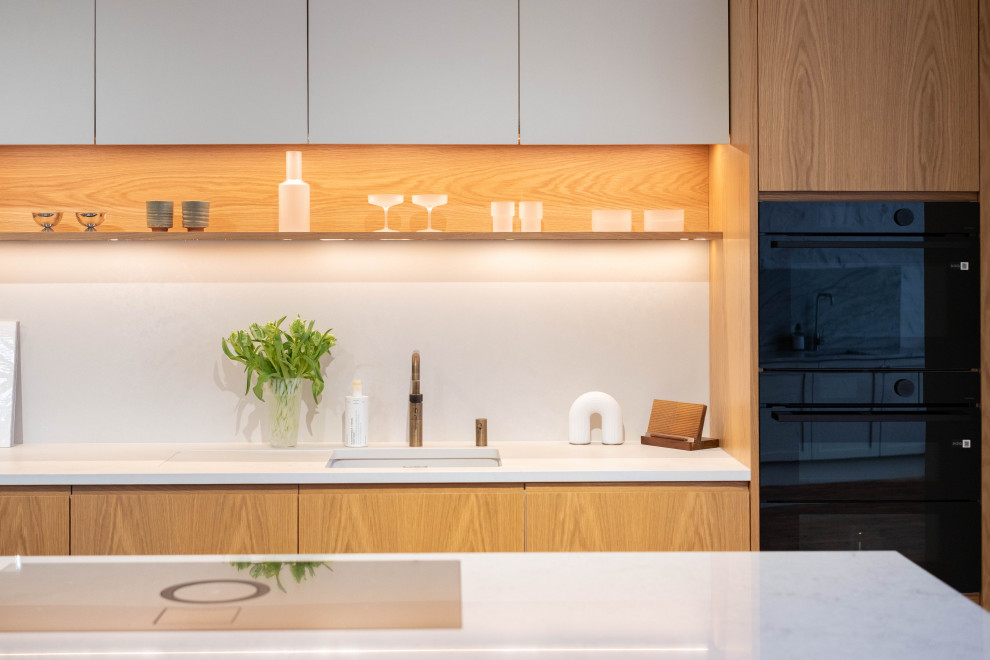 Scandi kitchen in Cornwall.