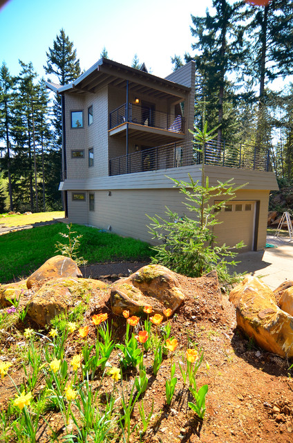 eco hideaway contemporaneo-facciata