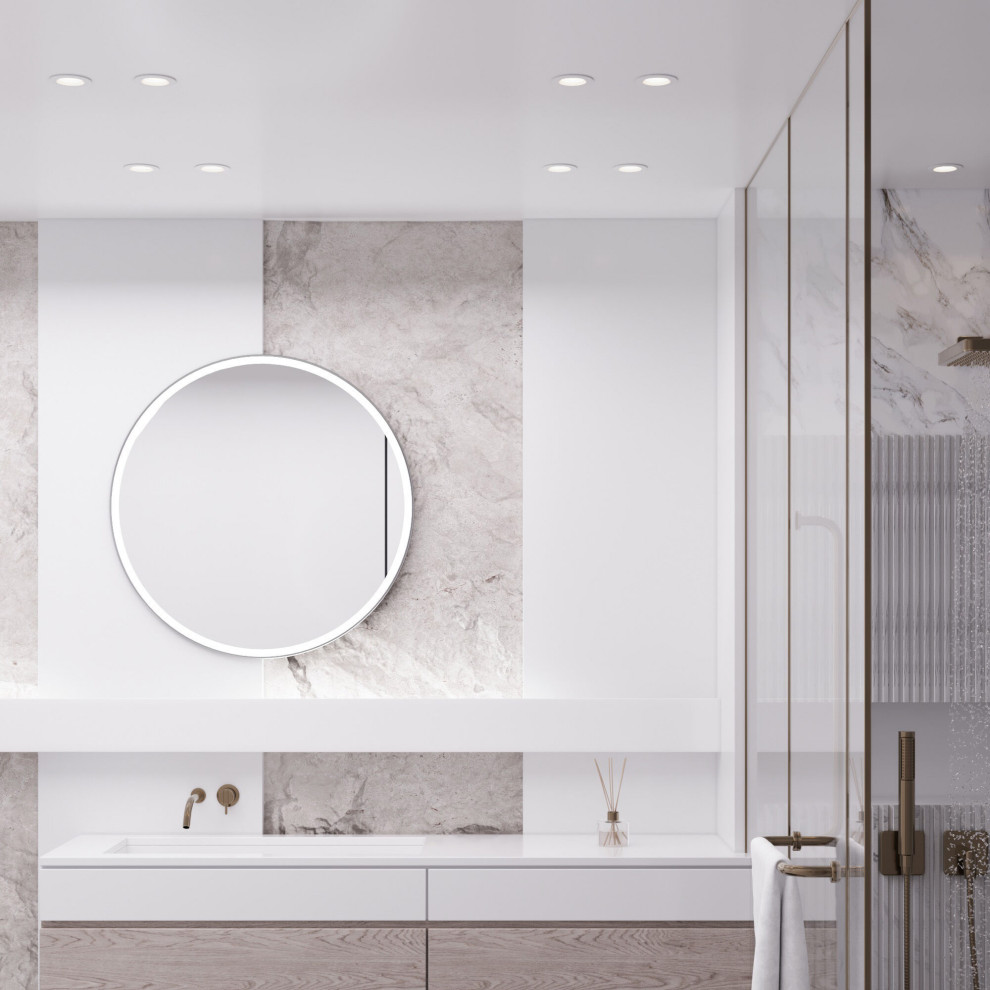 Светильник встраиваемый City GU10 белый IP44 25060/01