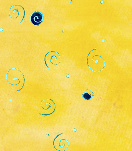 Swirl Dot Solar Power Designer Fabric