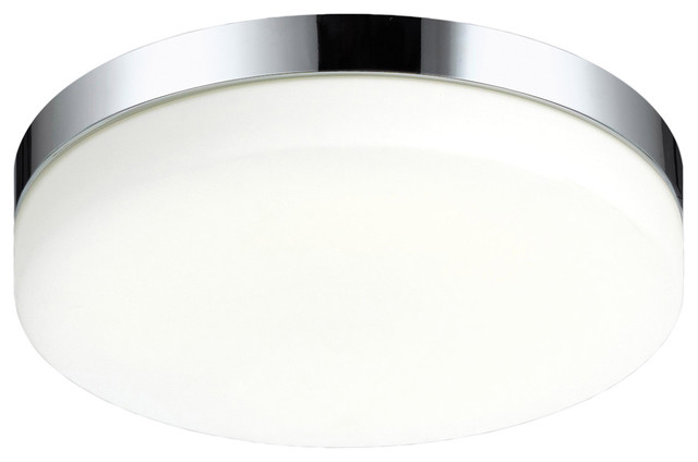 Eglo US 90568A 1X22W Ceiling Light and W Chrome Finish and Opal Glass