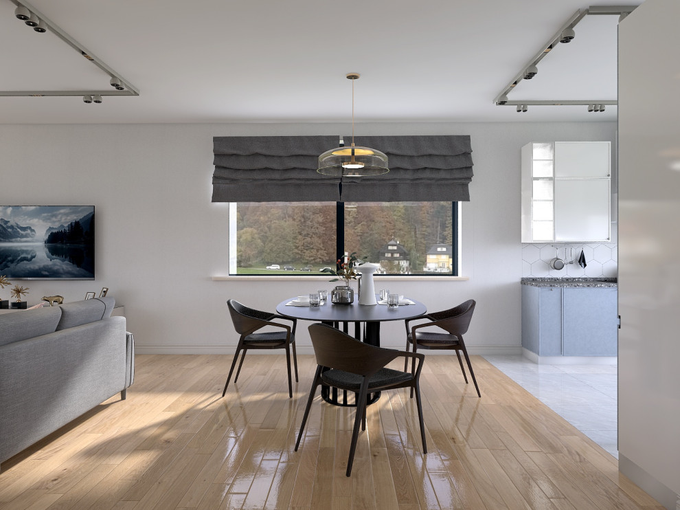 Кухня-гостиная в современном стиле