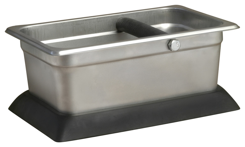 Stainless Steel Knock Box With Rubber Base Modern Coffee And Tea