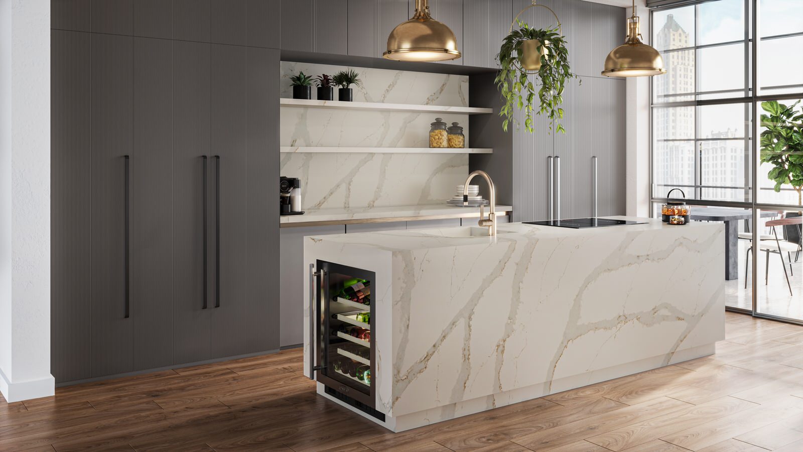 Calacatta Capri by Quantra Quartz