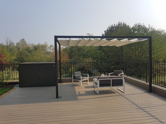 pavimento per esterno con pergola modern-garden