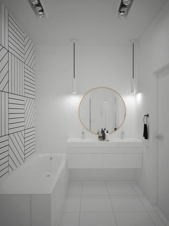 Black&White Квартира, 90 кв.м.