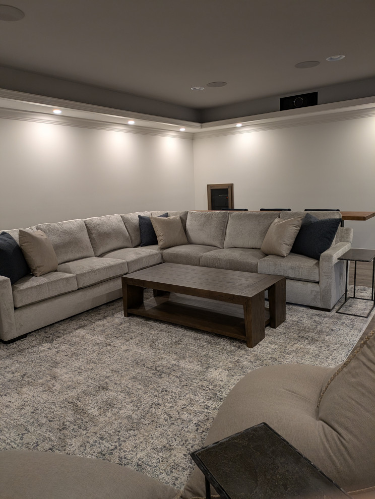 Upscale Full  Basement Design, Renovation, & Decor