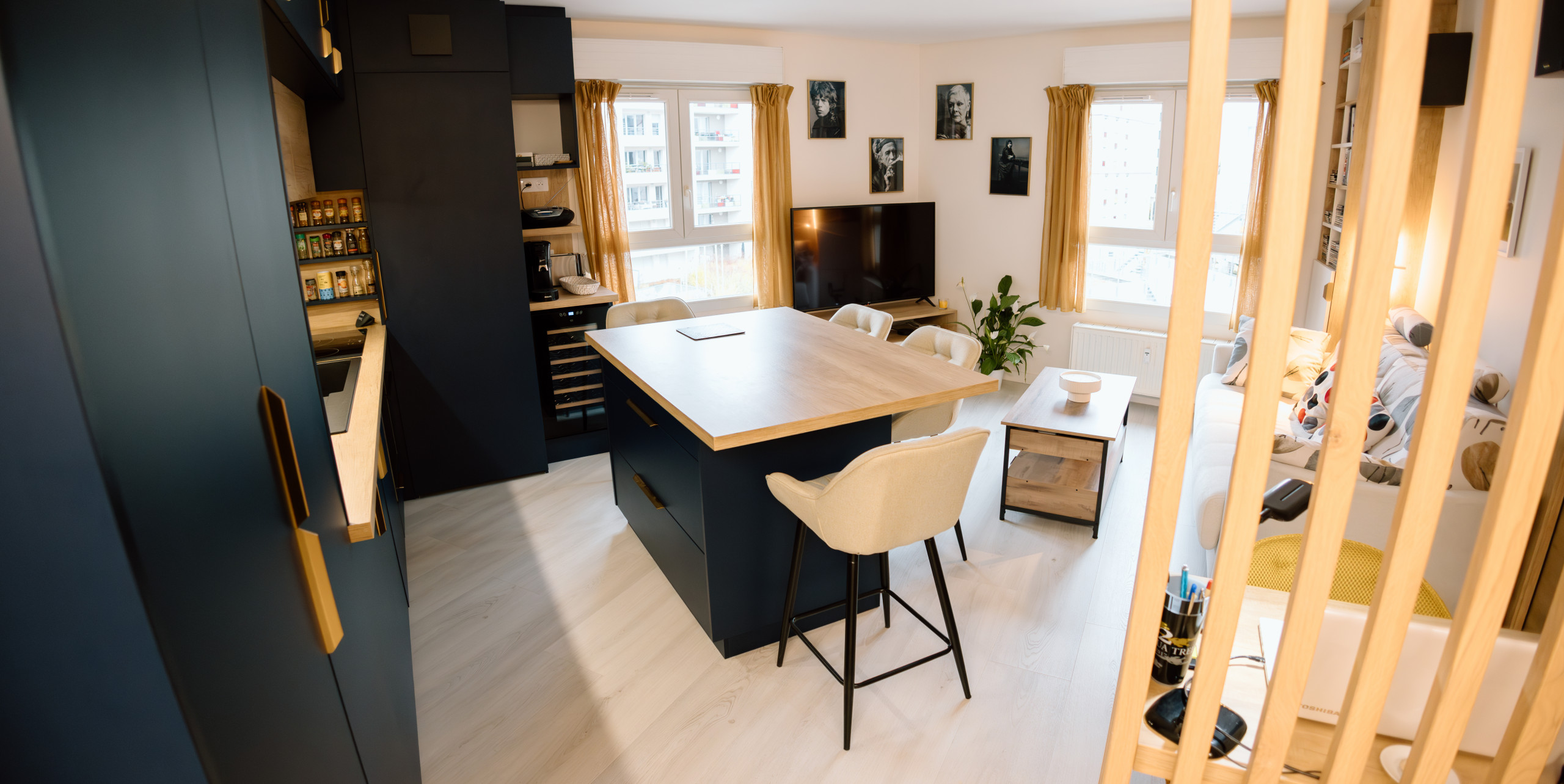 Agencement sur mesure d'un appartement de 40m²