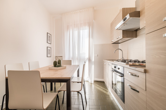 Concept e home staging stanze per studenti a Padova modern-kitchen