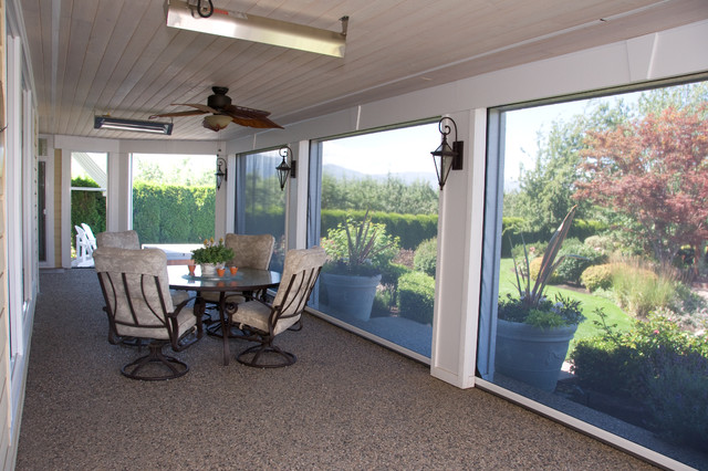 Retractable Screens Help Bring The Outside In Kelowna Bc Porch