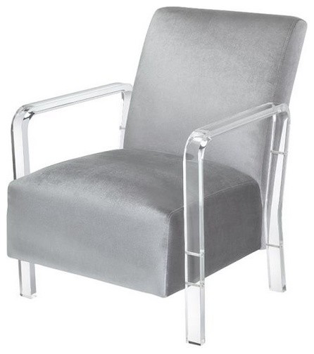 Accent Chair, Clear