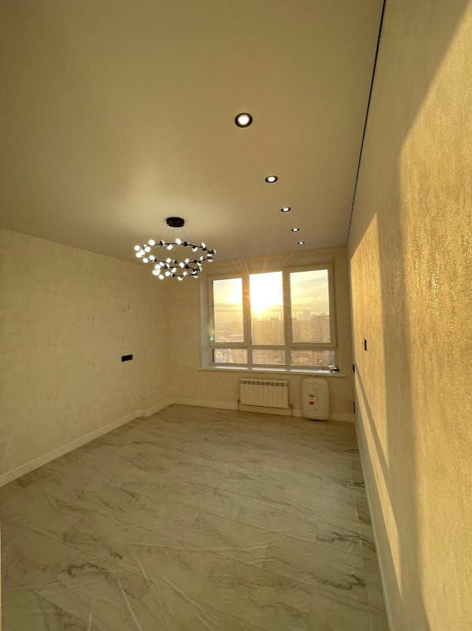 Теневые потолки в ЖК Романтика