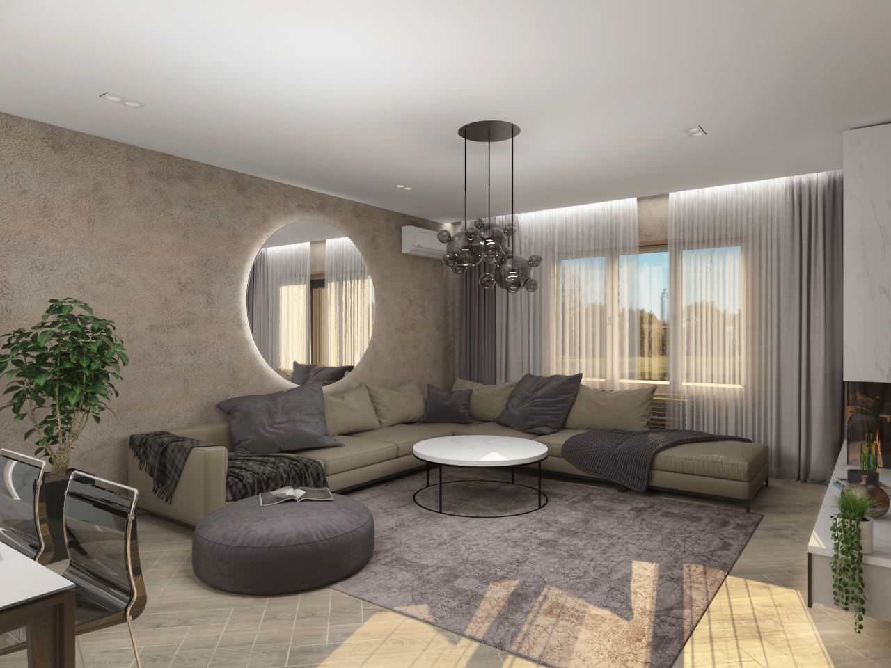 Небольшой домик в пригороде.