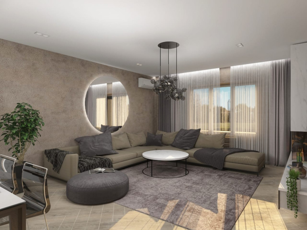 Небольшой домик в пригороде.