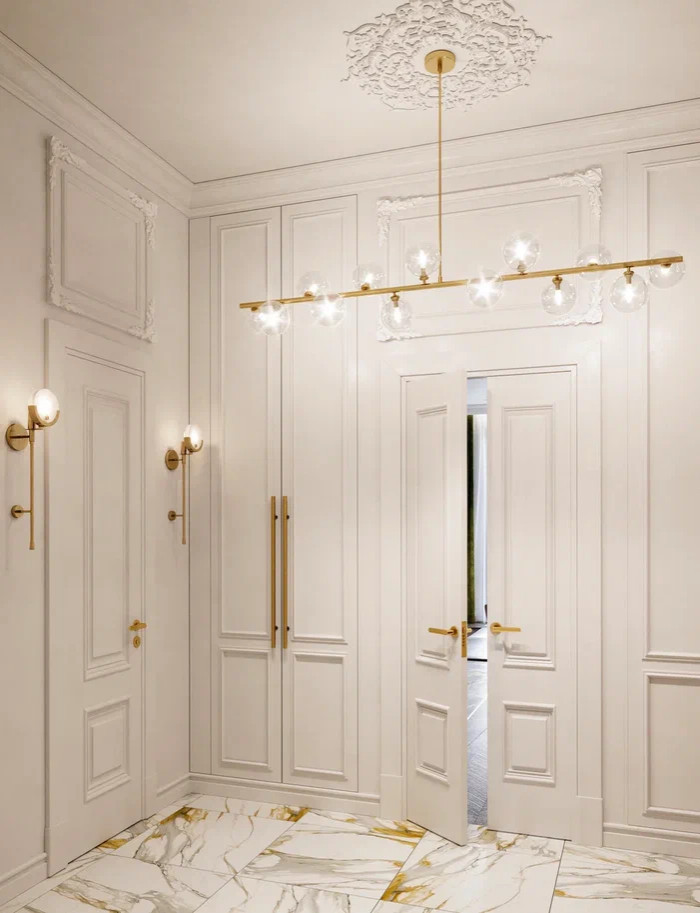 Интерьер с изысканным декором и обилием дерева