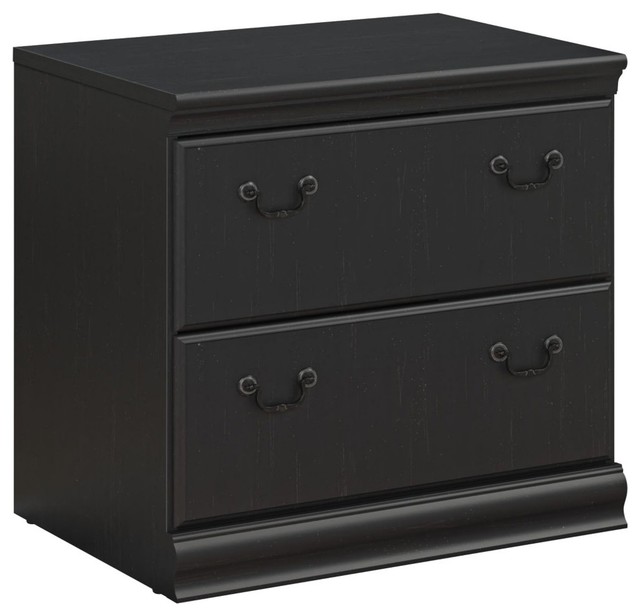 Lateral File, Antique Black Traditional Filing by ShopLadder