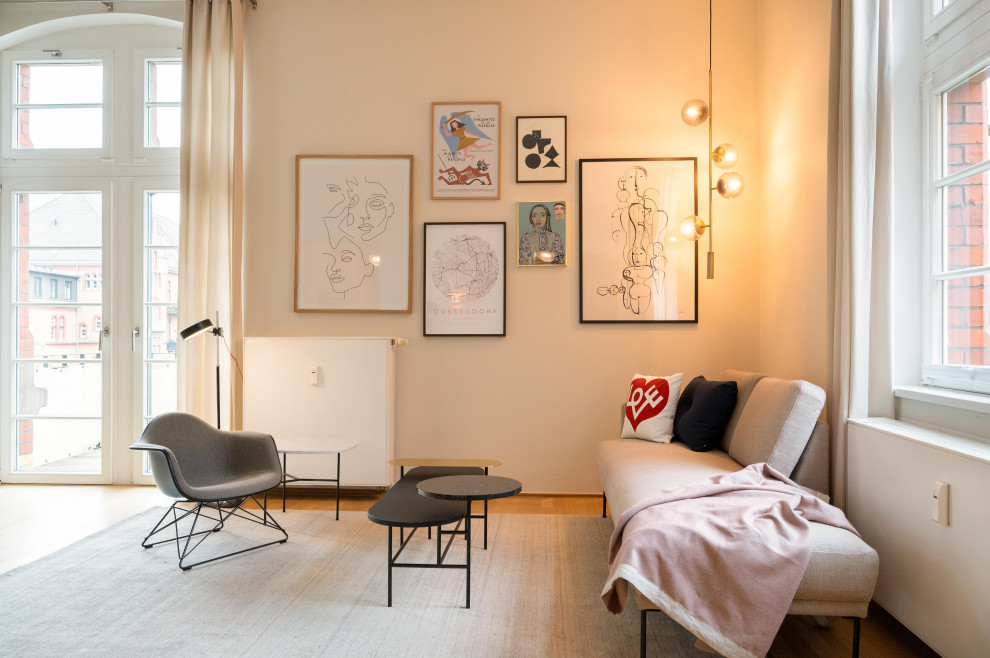 Modernes Wohnzimmer in Düsseldorf