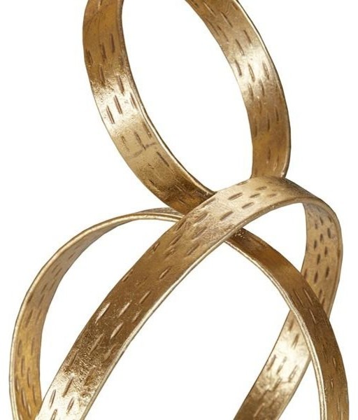 Madison Park Anelli Ring Tabletop Decor With Gold Finish Mp167 0234