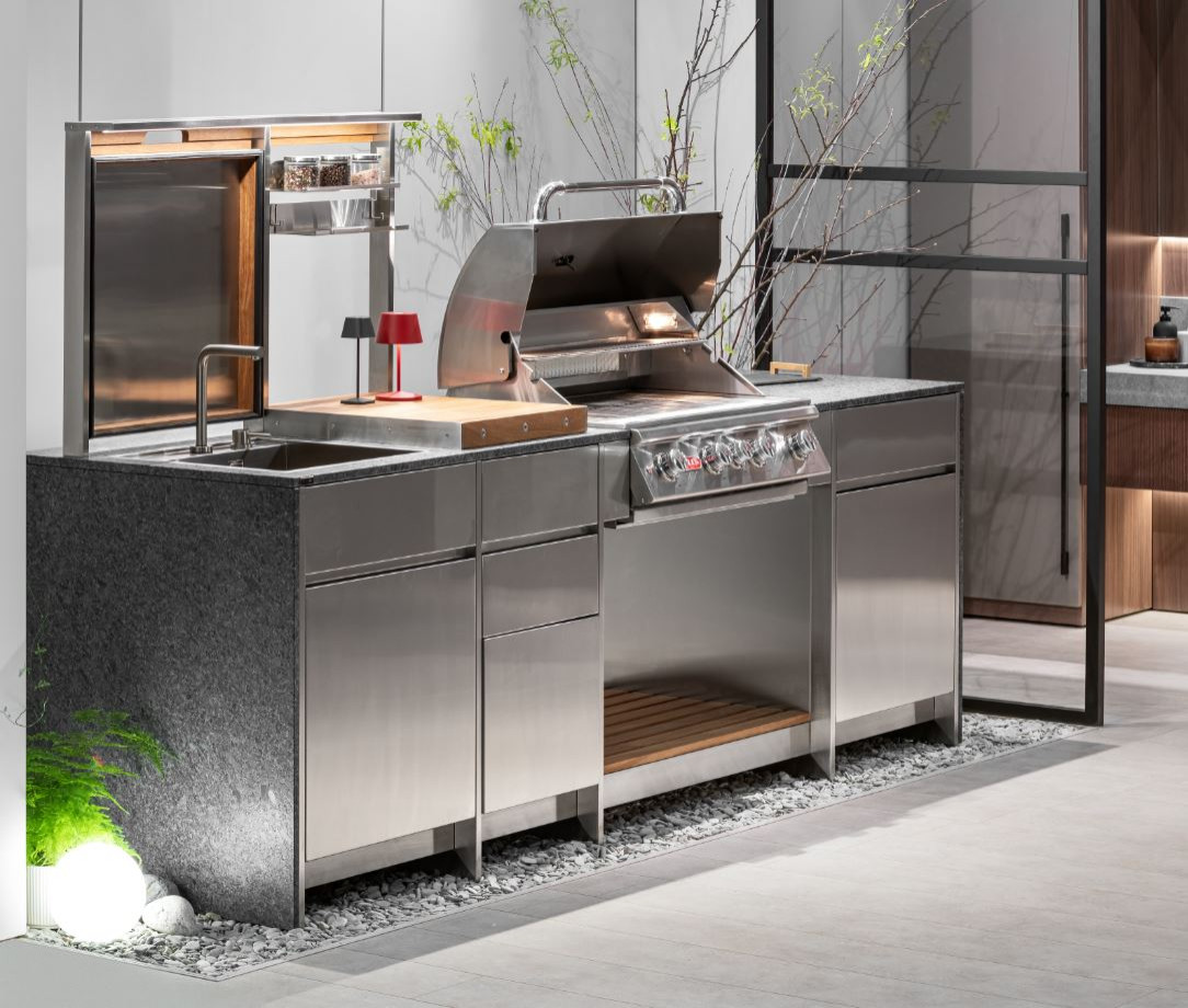 Уличная кухня для террасы и открытых пространств