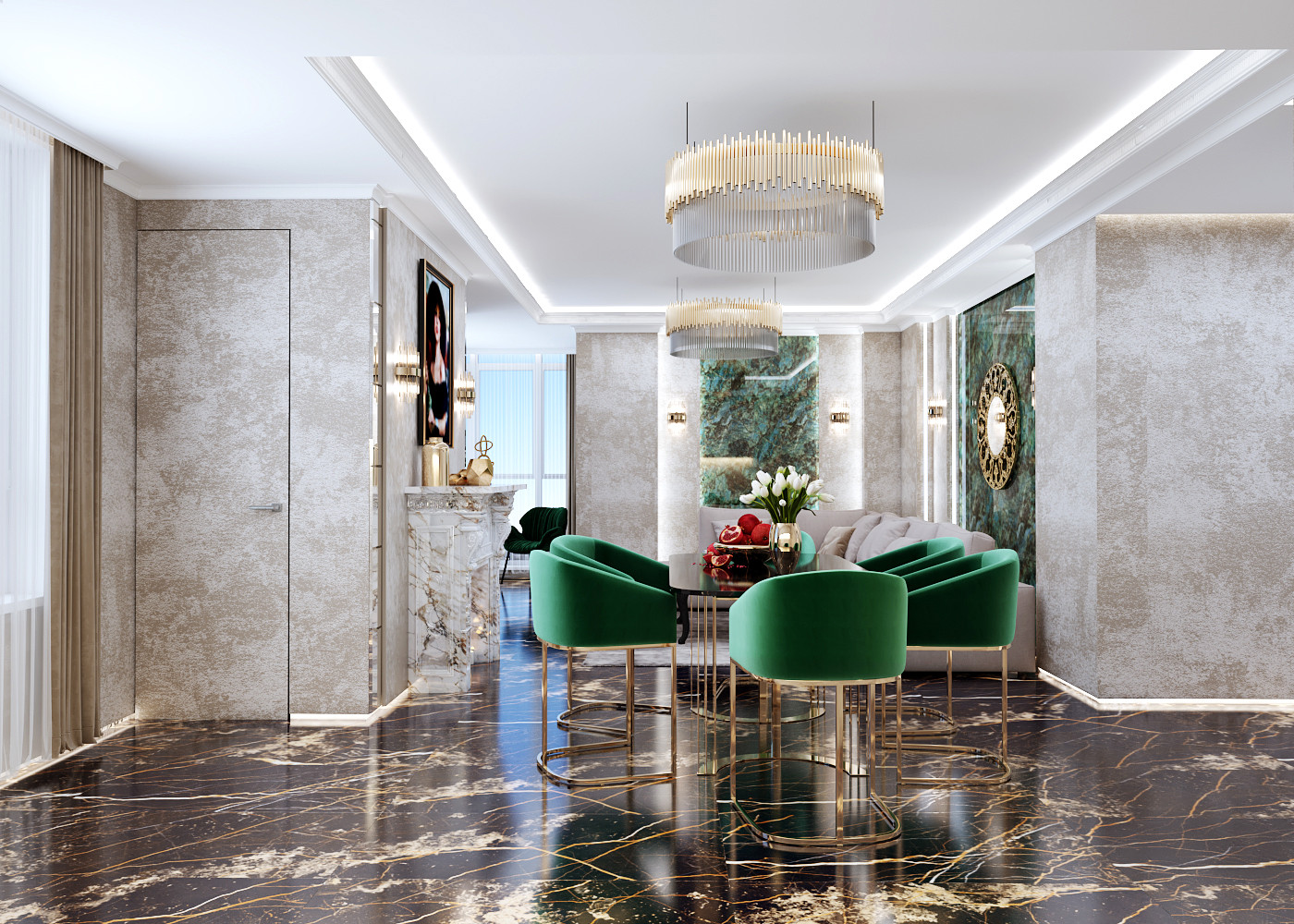 Апартаменты с элементами Арт-Деко