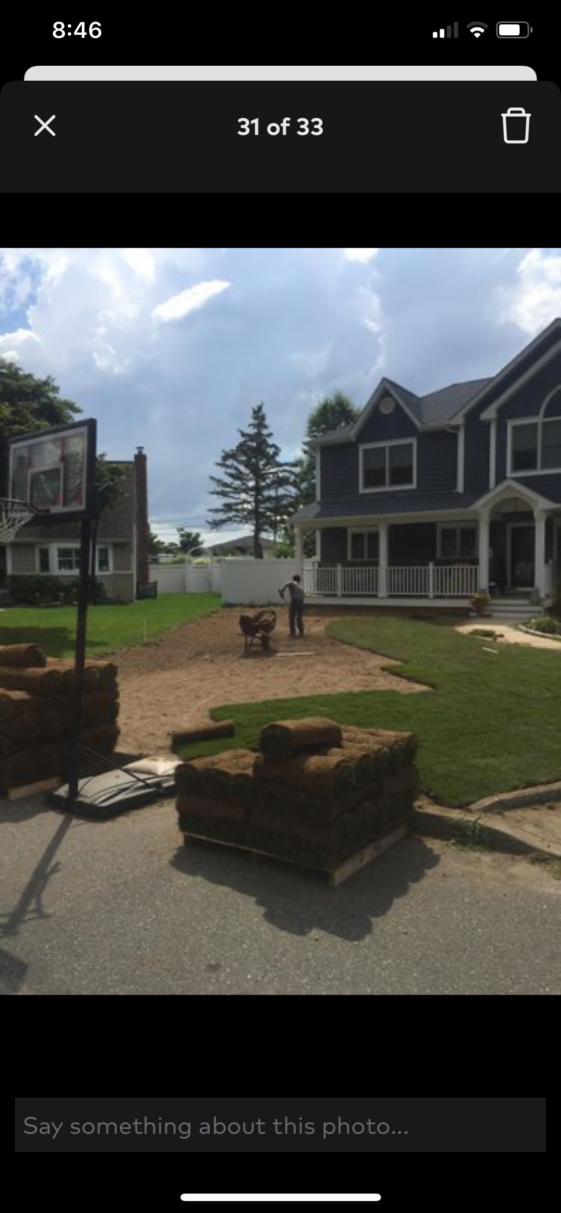 Landscaping projects