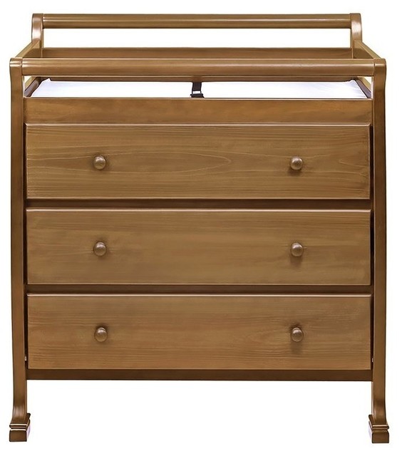 DaVinci Kalani Pine Wood 3Drawer Changing Table in Cherry