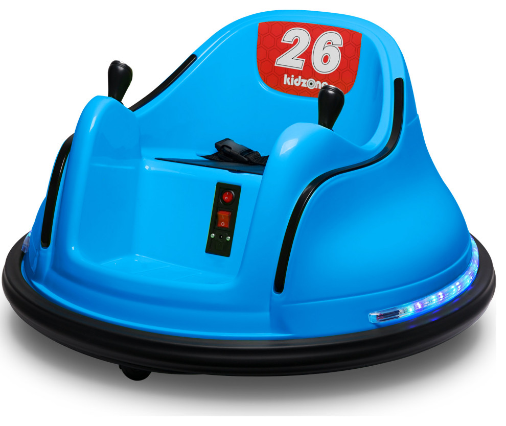 Race #00-99 6V Kids Toy Electric Ride On Bumper Car ASTM-certified, Blue