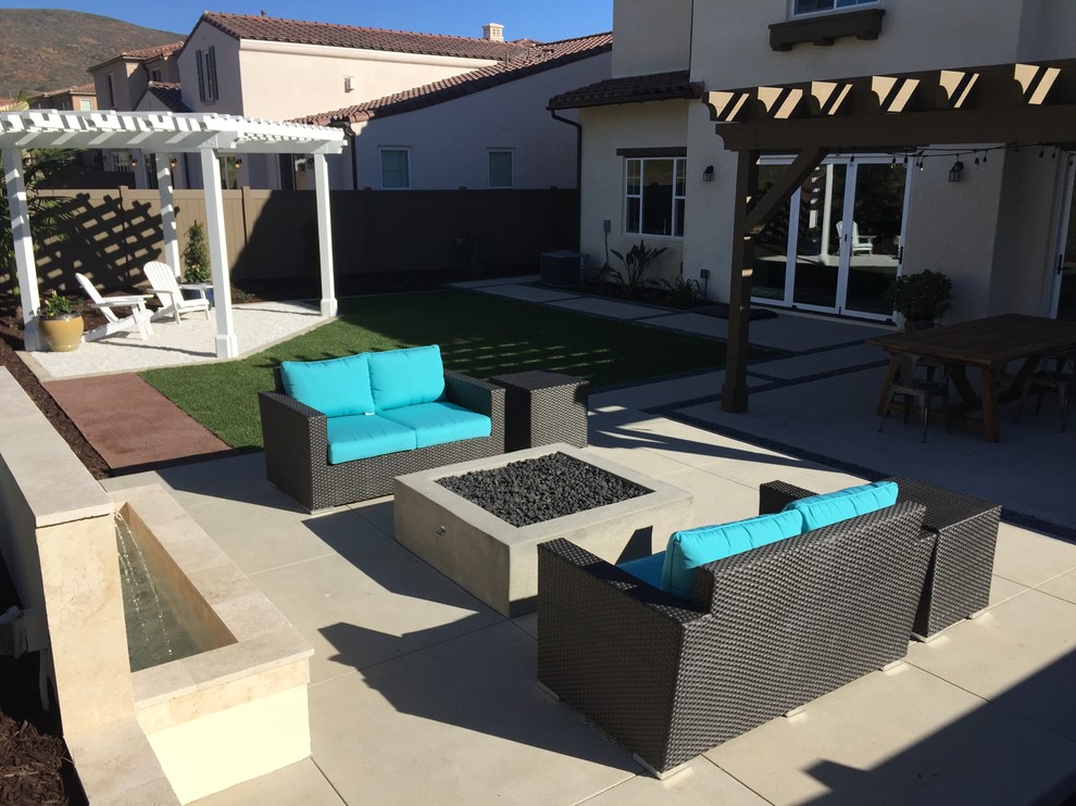 This is an example of a patio in San Diego.