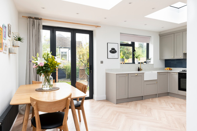 A Ground Floor Rear Extension in Barnet modern-kitchen