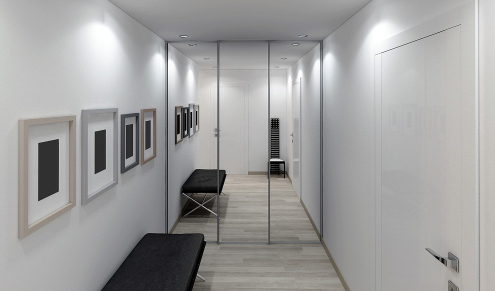 Дизайн апартаментов в стиле black&white. 2013 г. - по мотивам фильма "Американск