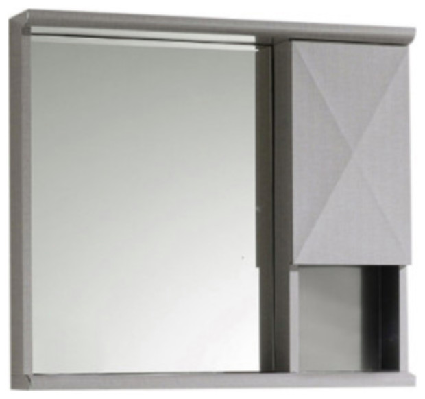 Donatello 27.5"x30.7" Surface Mount Frameless Medicine Cabinet