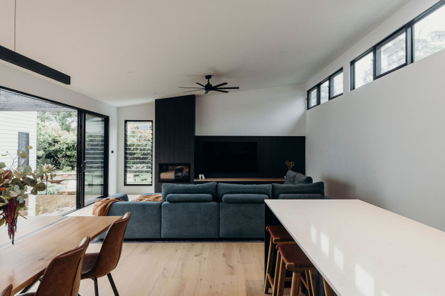 Murrays Beach New Build moderne-dagligstue