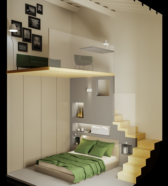Il doppio volume modern-sovrum