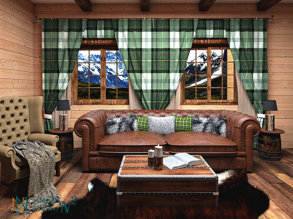 Шале в доме из клееного бруса