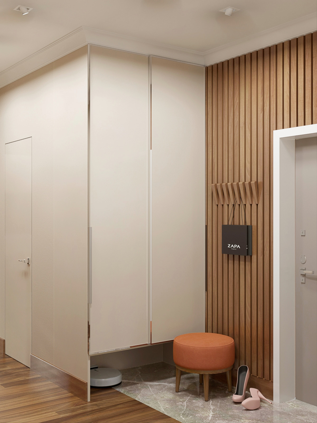 Визуализация трехномнатной квартиры для студии EEDS