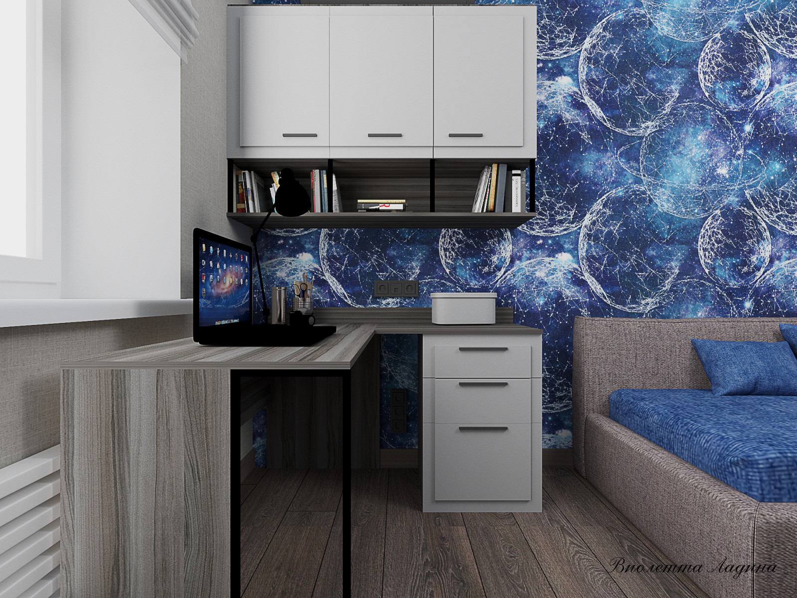 Большая квартира с воспоминаниями о путешествиях.