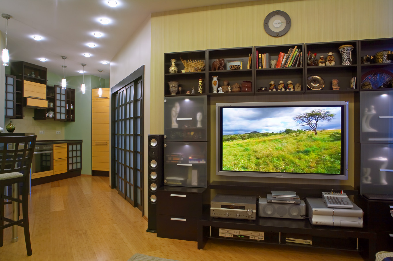 Квартира в Москве в Шмитовском пр. в восточном стиле. Для семьи из 2-х человек