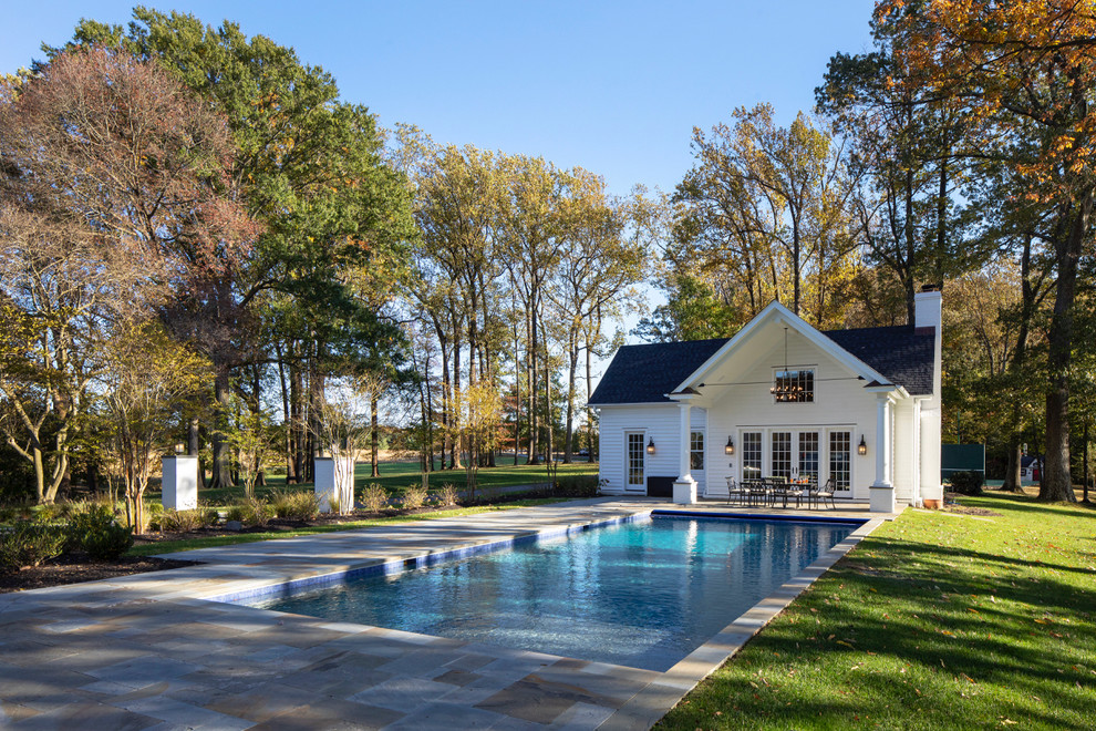 Design ideas for a country pool in DC Metro.